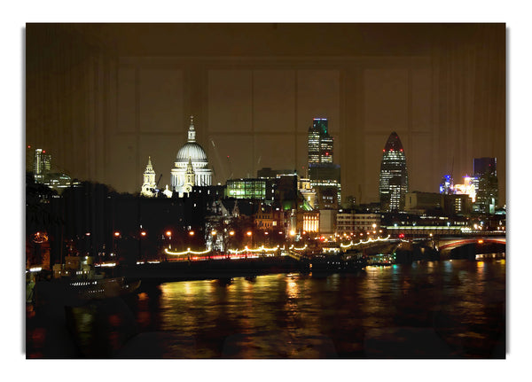 London St. Pauls bei Nacht