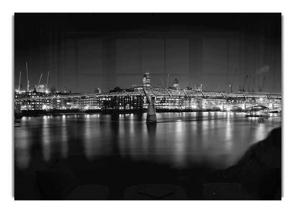 London Themse B~w