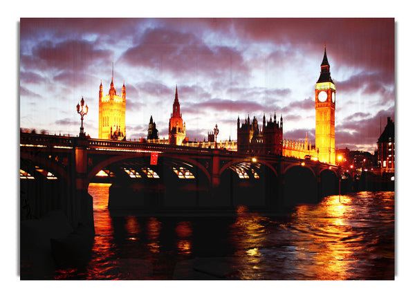 Reflexionen über die Themse in London