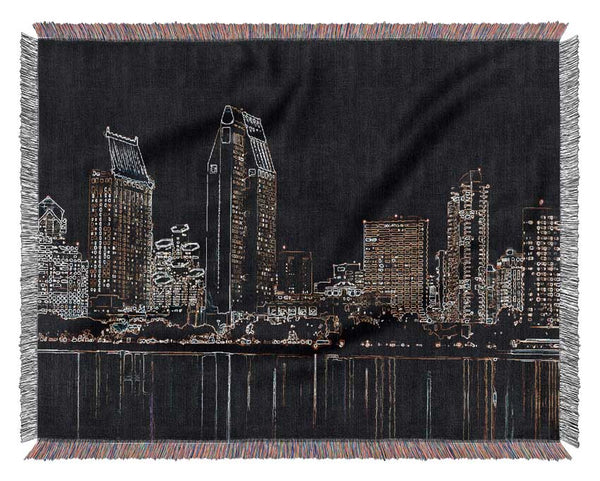 London Thames Woven Blanket