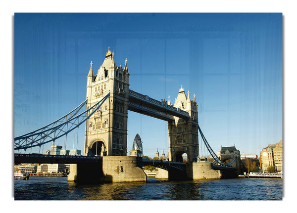 Blaue Tage an der London Tower Bridge
