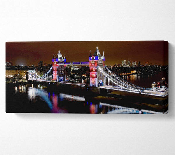 Lichter der Londoner Tower Bridge