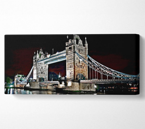 Nachtlichter der Londoner Tower Bridge