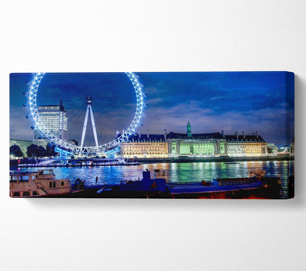 London Eye Abenddämmerung