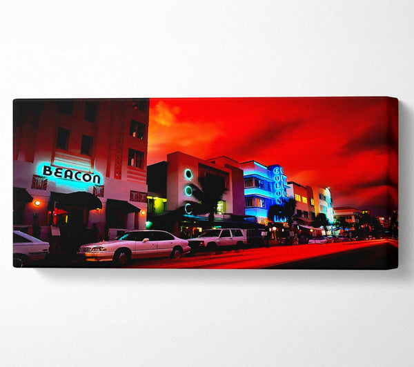 Los Angeles Rotes Leuchten