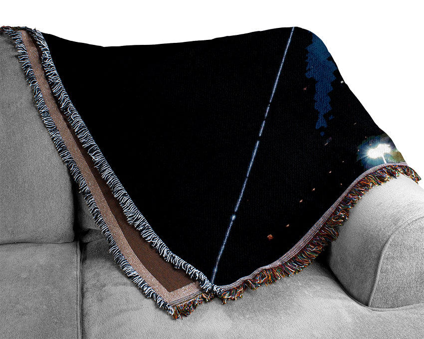 Los Vegas Pyramids Woven Blanket
