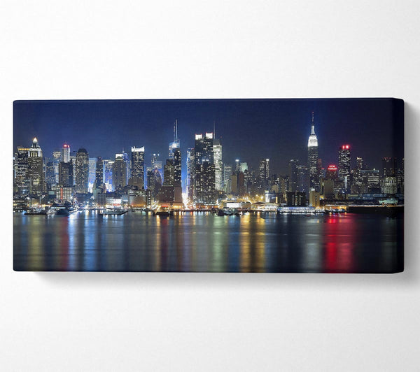 Manhattan-Panorama bei Nacht