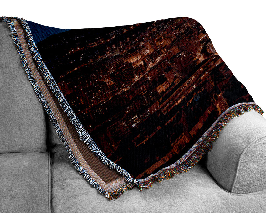 Monte Carlo Night Lights Woven Blanket