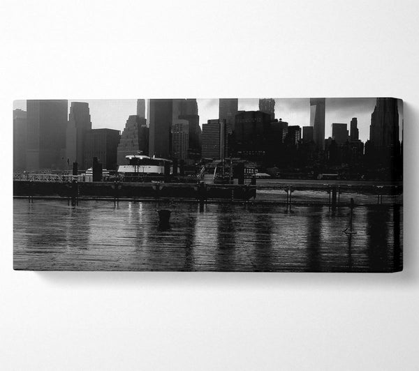 Hudson River New York B n W