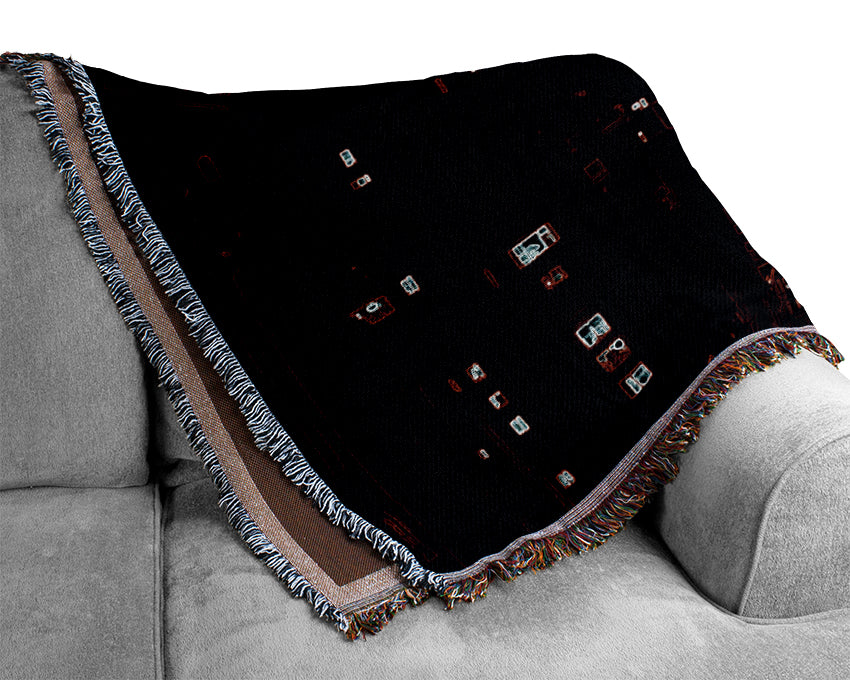 New York 5Th Avenue Woven Blanket
