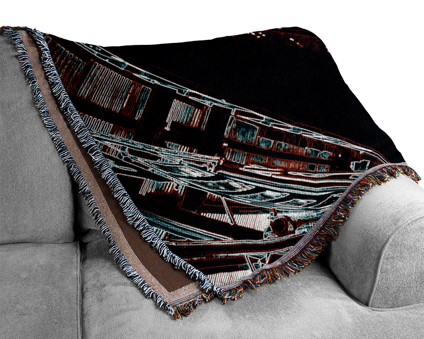 New York Broadway Woven Blanket