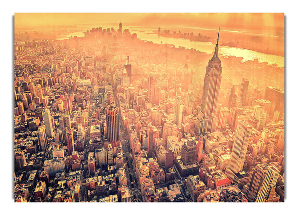 Luftaufnahme von New York City