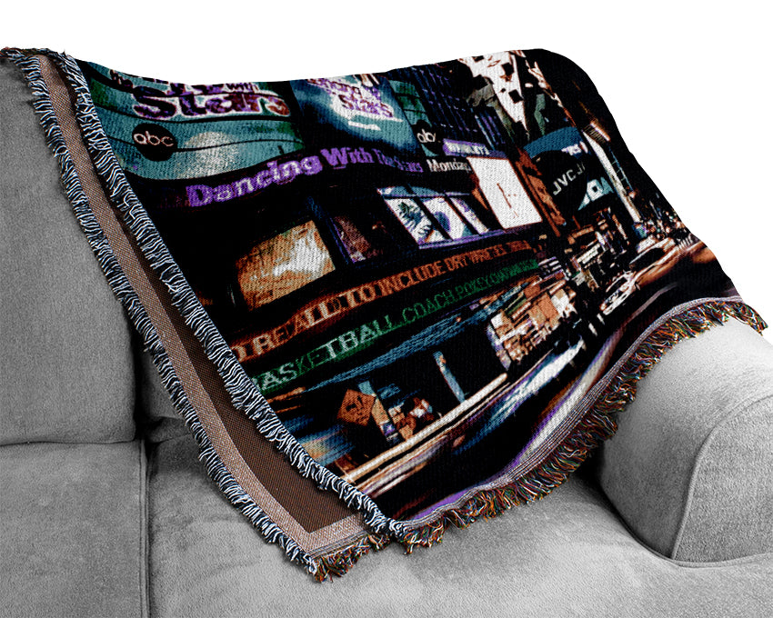 New York City Gods Speed Woven Blanket