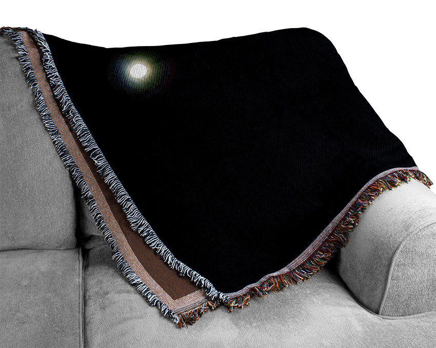 New York City Moonlit Glow Woven Blanket