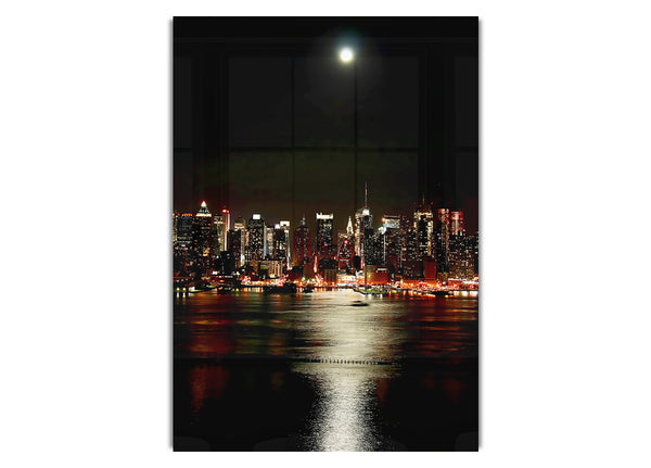 New York City Moonlit Glow