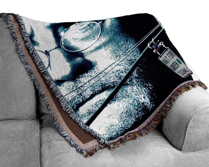 New York City West 34Th Street Woven Blanket