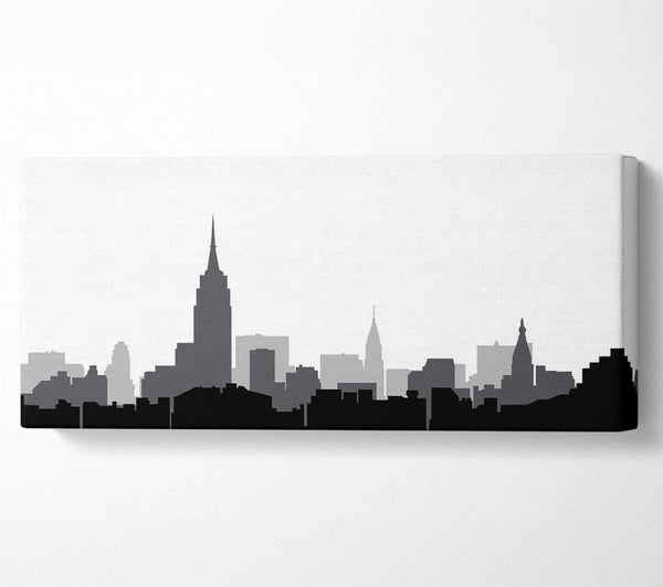 New York Silhouette B n W