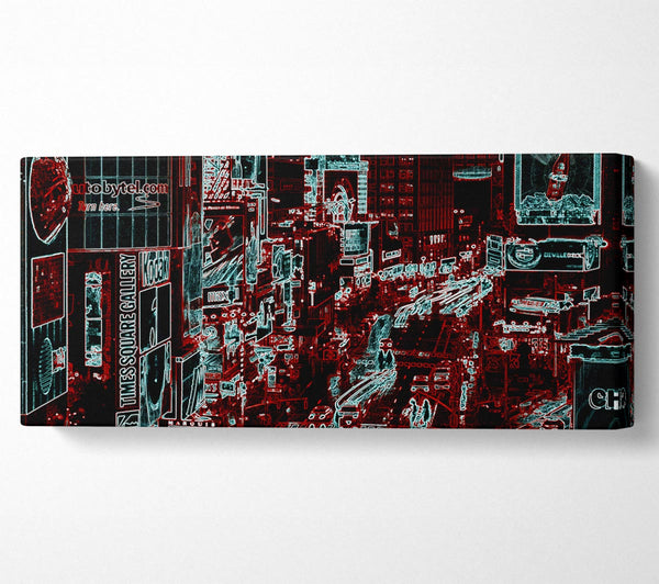 New York Rush Hour Psychedelic