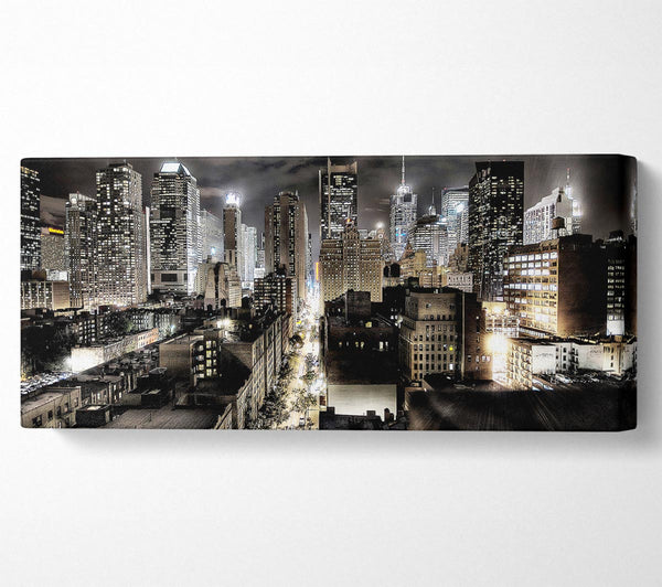 New York Streets At Night