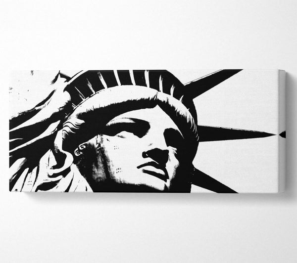 New York The Statue Of Liberty B n W