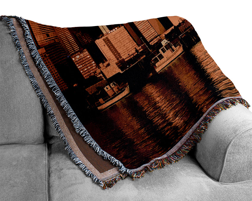 New Zealand Golden Glow Woven Blanket