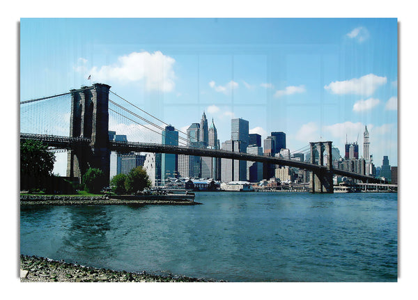 New York Brooklyn Blau 