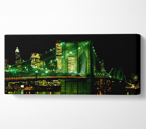 Nyc Brooklyn Bridge Green Hue