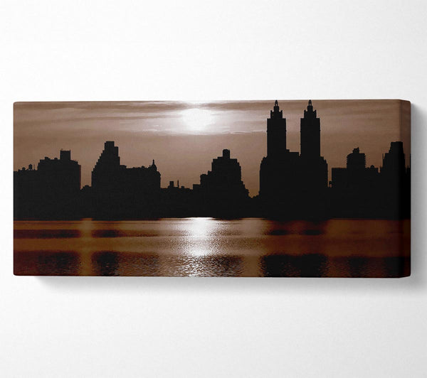 Nyc Brown Skyline
