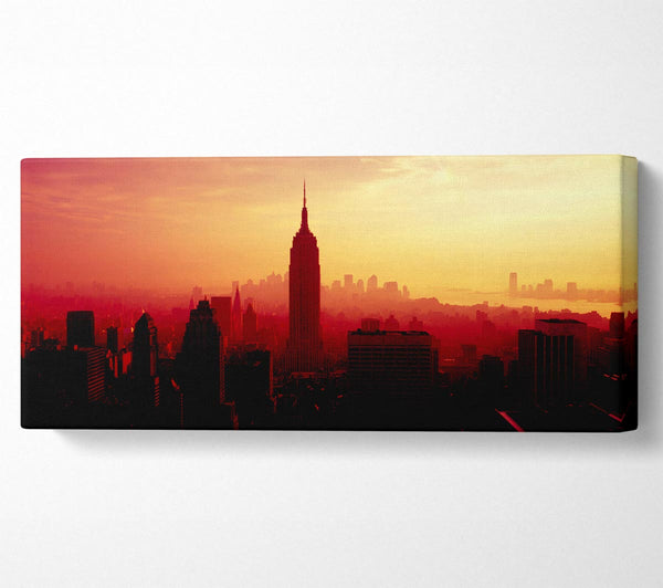 Nyc Empire State Building At Sunset