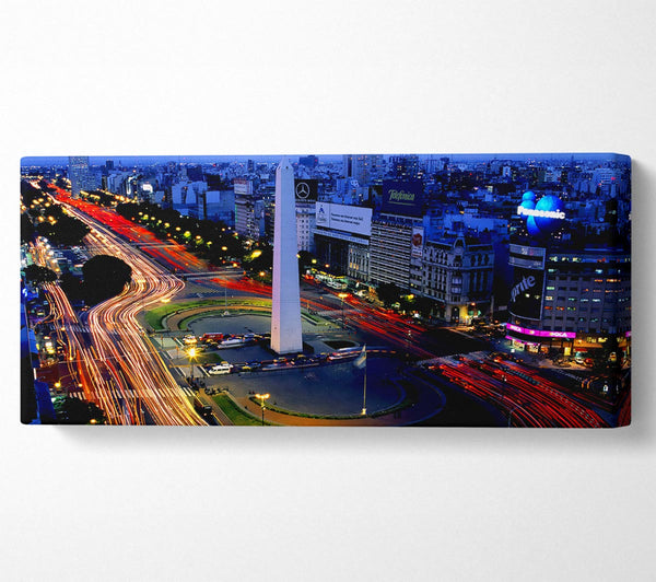 Paris Roads At Night