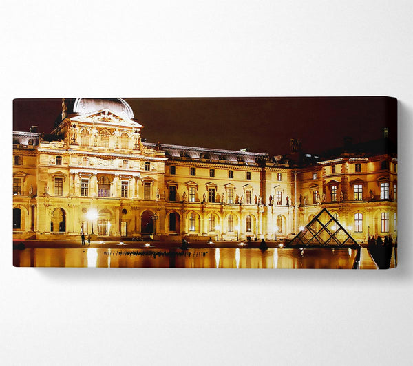 Paris The Louvre Lights At Night