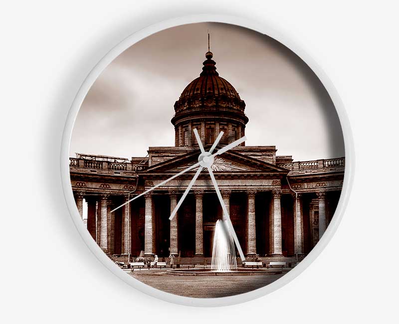 Rome Brown Clock - Wallart-Direct UK