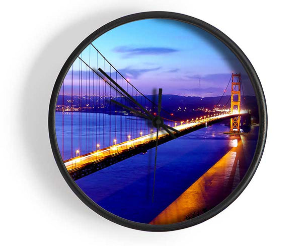 San Francisco Bridge Afar Clock - Wallart-Direct UK