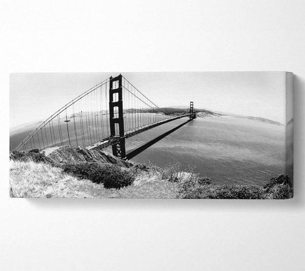San Francisco Bridge B n W Across The Waters