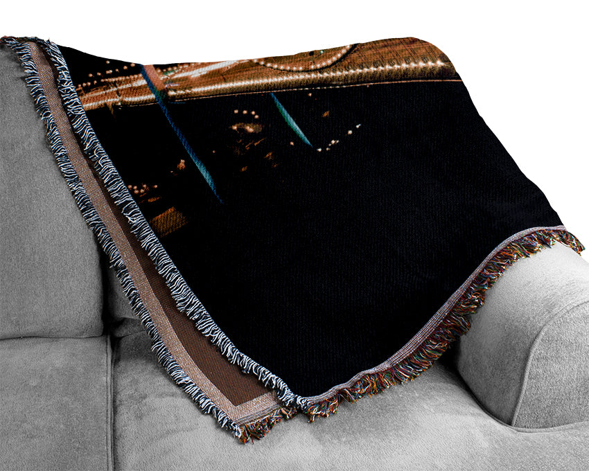 San Francisco Bridge Close-Up Woven Blanket
