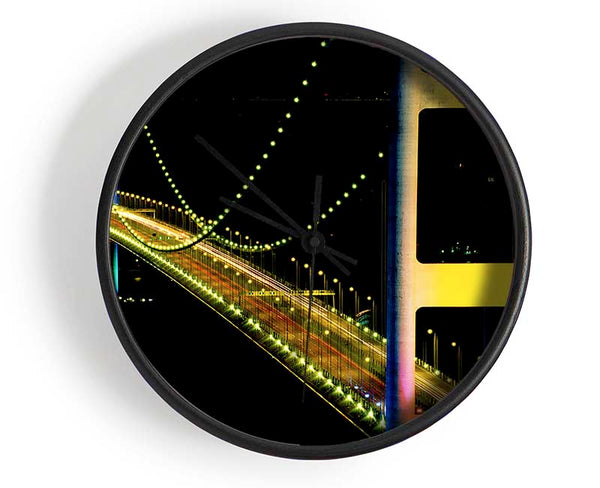 San Francisco Bridge Close-Up Clock - Wallart-Direct UK