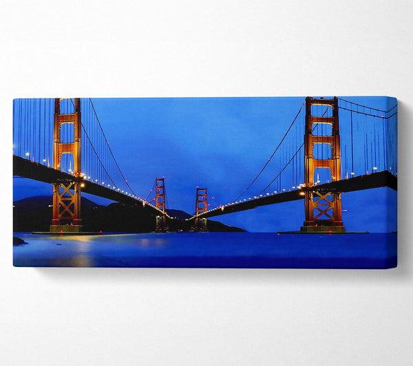 San Francisco Bridge Twins Blue Hue