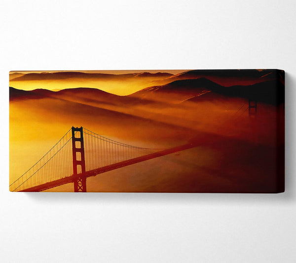 San Francisco Golden Gate Bridge Morning Mist