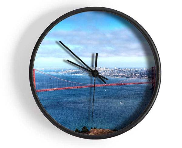 San Francisco Panorama Clock - Wallart-Direct UK