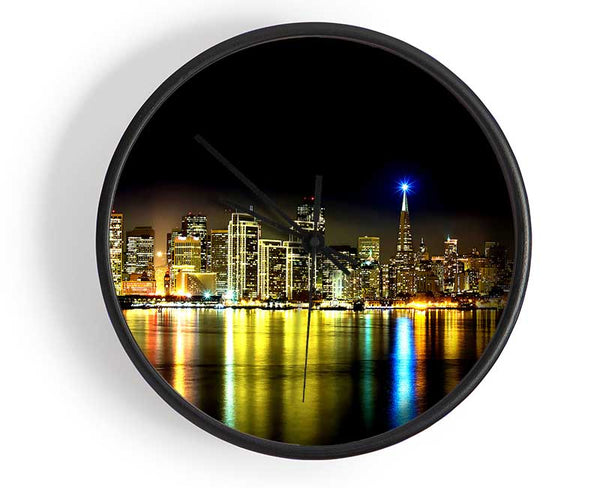 San Francisco Skyline Clock - Wallart-Direct UK