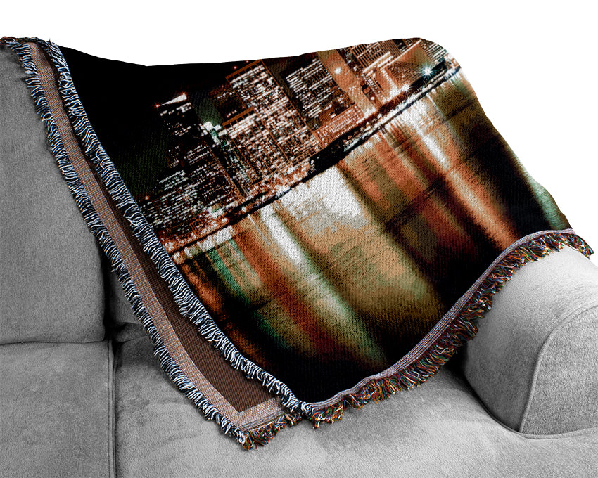 San Francisco Skyline Woven Blanket