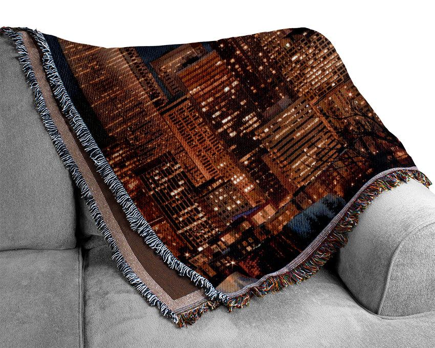 Seattle Washington Woven Blanket