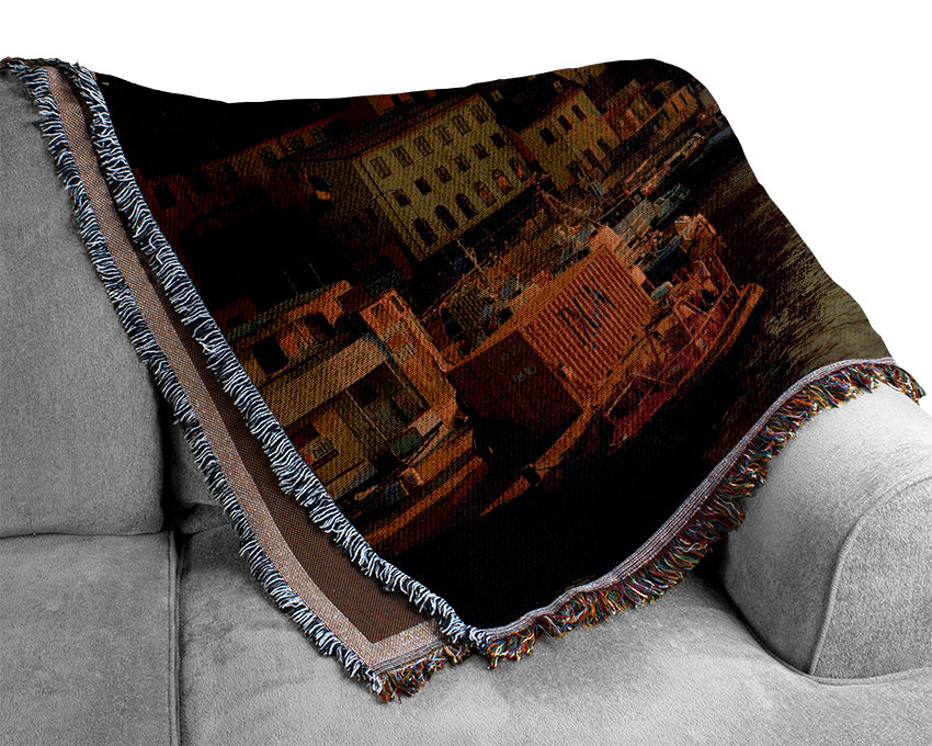 Stockholm Sweden Woven Blanket