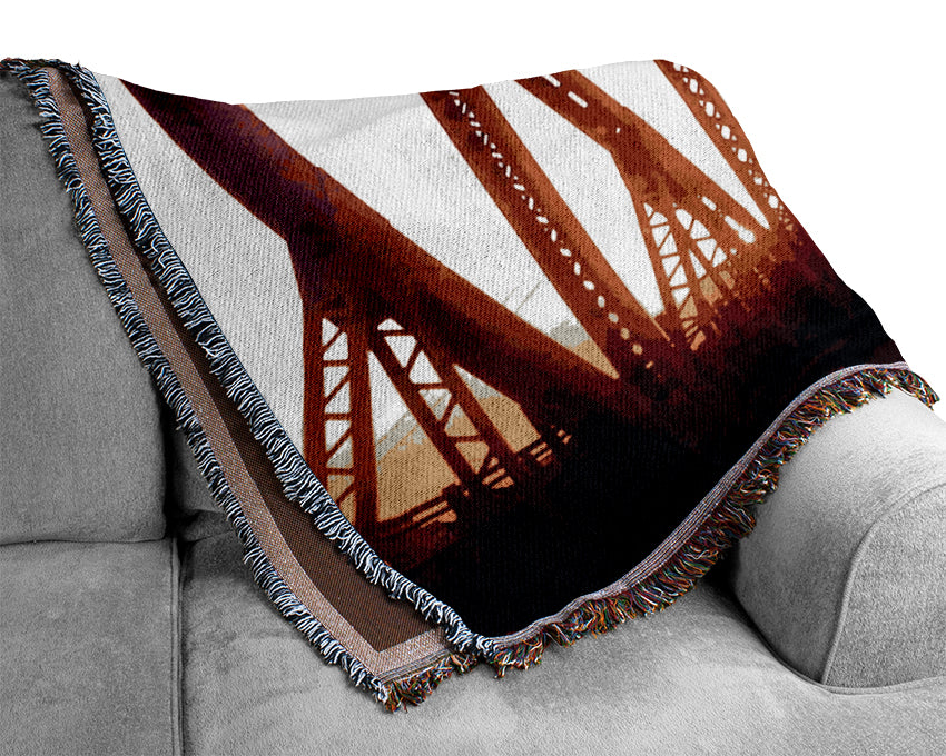 Street Bridge Woven Blanket