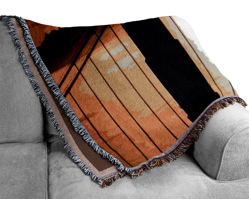 Sunrise Over San Francisco Bay Woven Blanket