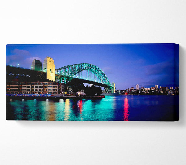Sydney Harbour Bridge - Blaues Leuchten