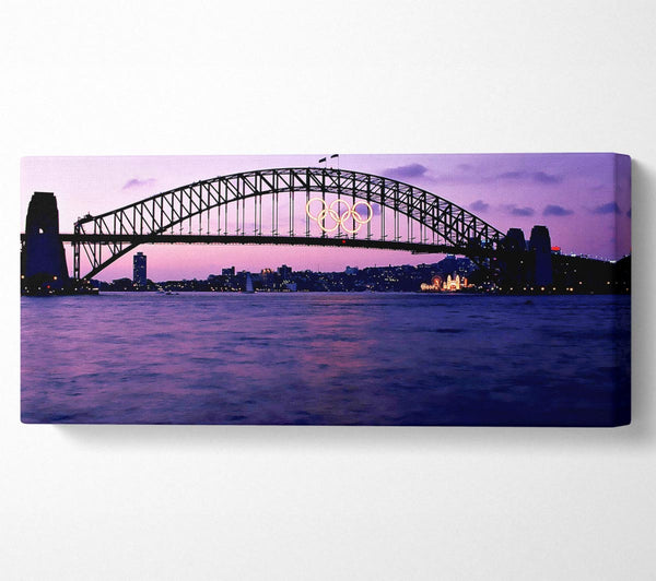 Sydney Harbour Bridge rosa Reflexionen