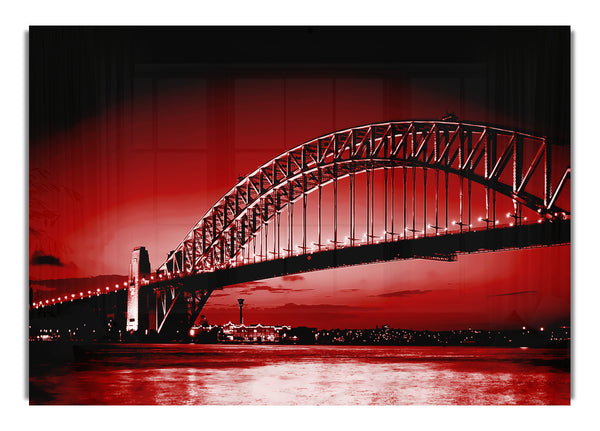 Sydney Harbour Bridge Red