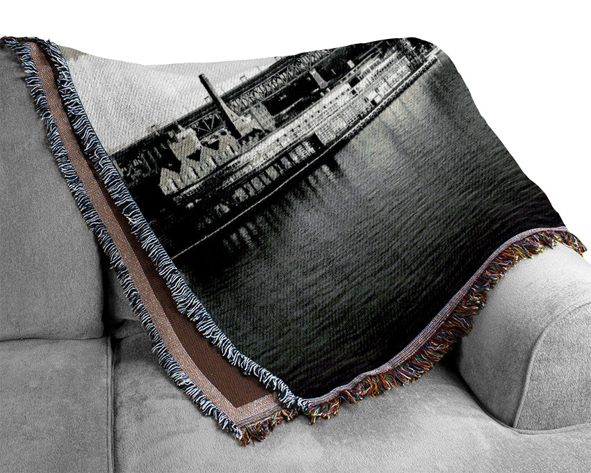 Sydney Harbour Retro Woven Blanket