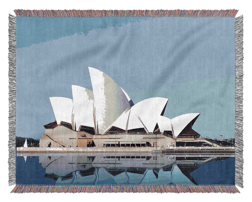Sydney Opera House Australia Woven Blanket